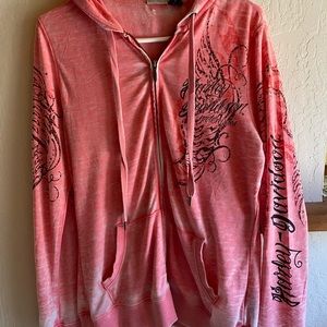 Lightweight Pink Sweatshirt